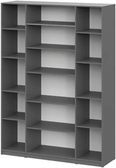 ШК 5 шкаф 1600 + полки 2 комплекта / Графит