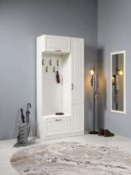 Ливерпуль Прихожая 13.21 Белый/Ясень ваниль