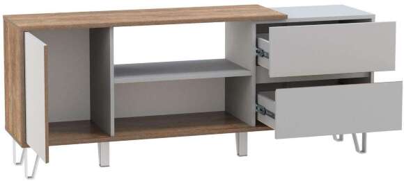 Тумба под ТВ 58.08 Гавана Кейптаун / Серый Тумба под ТВ 58.08 Гавана Кейптаун / Серый