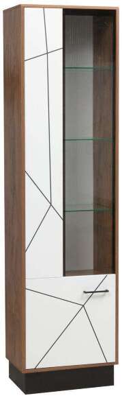 Шкаф-пенал Гамма 54.01 Левый Таксония/Белый