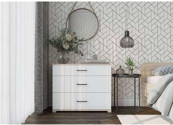 Спальня Victor. Комплект 3, дуб сонома/белый Спальня Victor. Комплект 3, дуб сонома/белый