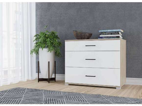 Спальня Victor. Комплект 3, дуб сонома/белый Спальня Victor. Комплект 3, дуб сонома/белый