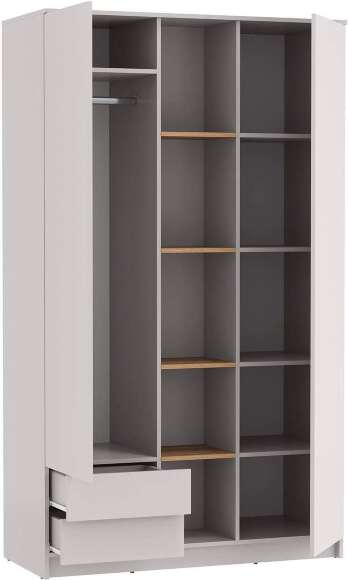 89.01 Прайм шкаф для одежды кашемир / дуб золотой