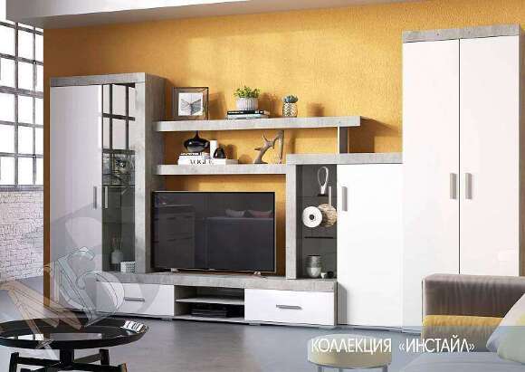 Шкаф 2-х дверный Инстайл ШК-29 (Семья Мебелони) Шкаф 2-х дверный Инстайл ШК-29 (Семья Мебелони)