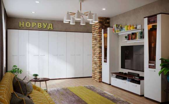 Шкаф для посуды Норвуд 13 Глазов-мебель