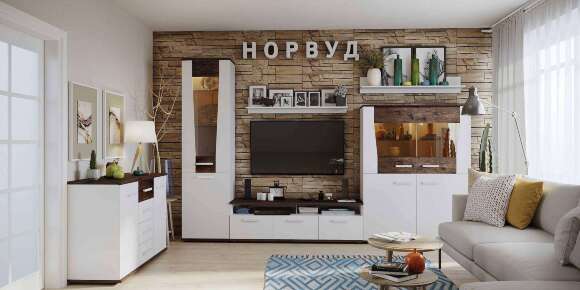 Шкаф для посуды Норвуд 13 Глазов-мебель