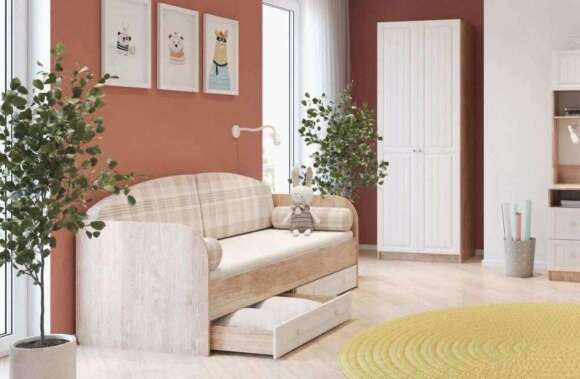 Детская Богуслава 2 дуб Баррик/крем Детская Богуслава 2 дуб Баррик/крем