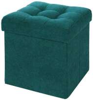 Пуф складной велюр Нефритовый