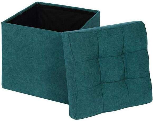 Пуф складной велюр Нефритовый