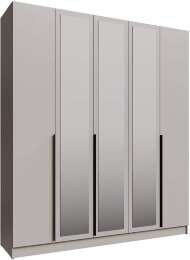 Распашной шкаф с зеркалом Мадрид 2.0, Кашемир Распашной шкаф с зеркалом Мадрид 2.0, Кашемир