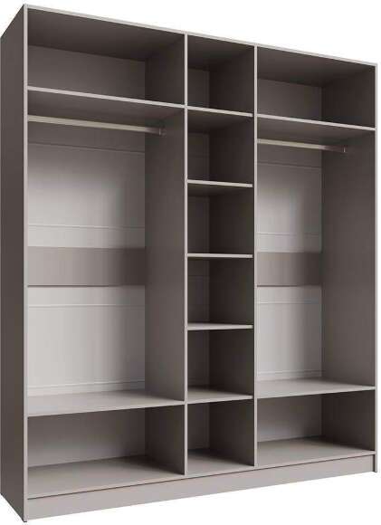 Распашной шкаф с зеркалом Мадрид 2.0, Кашемир Распашной шкаф с зеркалом Мадрид 2.0, Кашемир