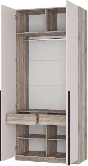 Шкаф ШК-03, Дуб смоки, Кашемир