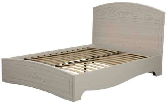 Кровать с ортопедическим основанием 1600 Каролина вудлайн/сандал