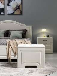 Ливерпуль Пуф 14.02 Белый/Ясень ваниль/кз.Белый