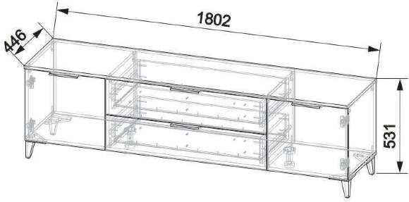 Тумба под ТВ Тоскана (MLK) Тумба под ТВ Тоскана (MLK)