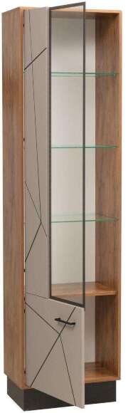 Шкаф-пенал Гамма 54.01 Левый Таксония/Грэй