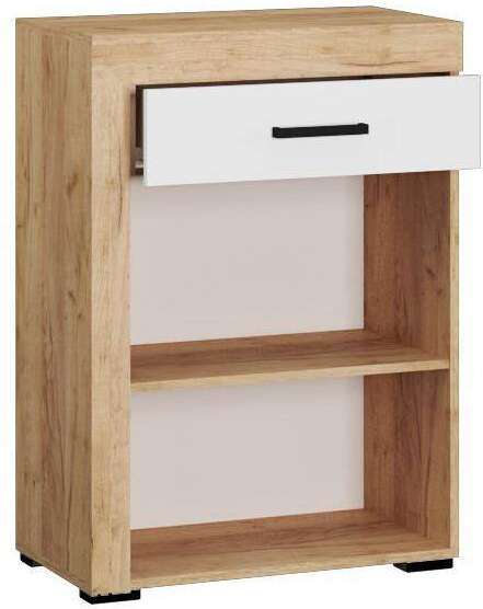 Тумба-обувница Галант (ТЭКС) Дуб Крафт золотой / Белый Тумба-обувница Галант (ТЭКС) Дуб Крафт золотой / Белый