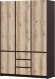 Шкаф для одежды трехстворчатый Прага, Дуб Делано