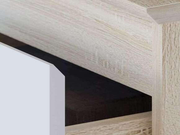 Письменный стол СПМ-19 Дуб Сонома / Белый Письменный стол СПМ-19 Дуб Сонома / Белый