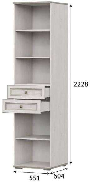 Шкаф для белья с ящиками Александрия ШК-205