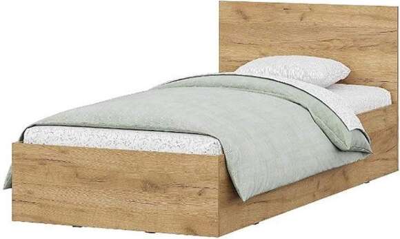 МСП 1 Кровать двойная универсальная 0,9 настил ДСП / Дуб Золотой