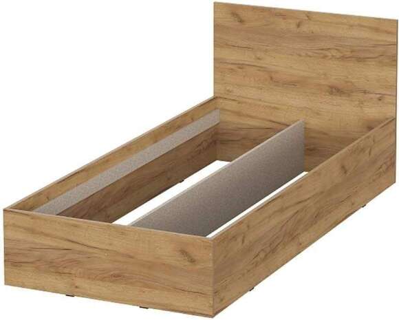 МСП 1 Кровать двойная универсальная 0,9 настил ДСП / Дуб Золотой