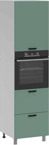 МК Аленушка ПД 600 Орешник, Матовая Мята,скоба черный