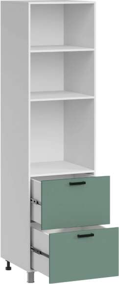 МК Аленушка ПД 600 Орешник, Матовая Мята,скоба черный