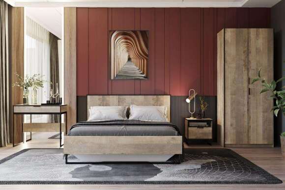 НМ 014.03 Шкаф для одежды Фолк Дуб Гранж песочный НМ 014.03 Шкаф для одежды Фолк Дуб Гранж песочный