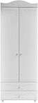 Шкаф 2-х дверный с ящиками (гл.410) Италия ИТ-44 белое дерево Шкаф 2-х дверный с ящиками (гл.410) Италия ИТ-44 белое дерево
