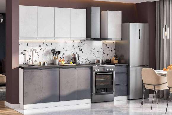 Кухонный гарнитур Вельвет 2.0 м, без столешницы Кухонный гарнитур Вельвет 2.0 м, без столешницы