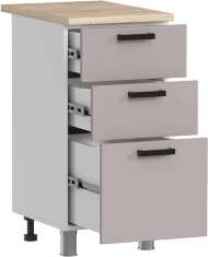 МК Аленушка Н3Я 400 Лаванда Кашемир, скоба черный (со столешницей) МК Аленушка Н3Я 400 Лаванда Кашемир, скоба черный (со столешницей)