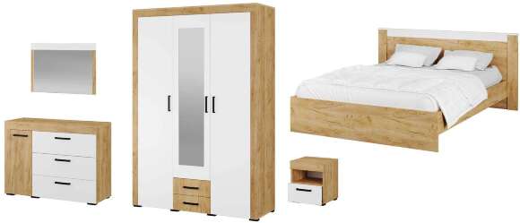 Спальня Адель Белый (ТЭКС) Комплект Спальня Адель Белый (ТЭКС) Комплект