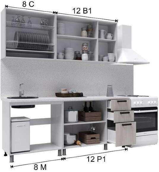 Кухня Тоскана, 2м Кухня Тоскана, 2м