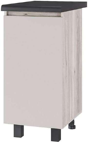 Шкаф без столешницы Берген Лайт 4с1 0,4м, Дуб смоки, Кашемир Шкаф без столешницы Берген Лайт 4с1 0,4м, Дуб смоки, Кашемир