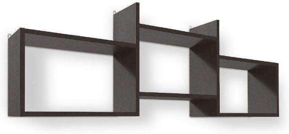 Полка навесная Кубик-6 Венге