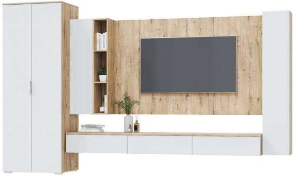 Шкаф настенный 1680 Сканди MLK (Белый бланш) Шкаф настенный 1680 Сканди MLK (Белый бланш)