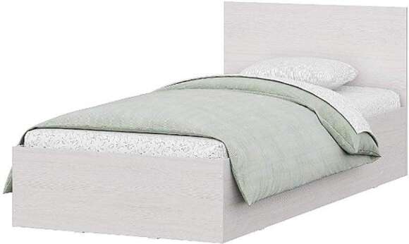 МСП 1 Кровать двойная универсальная 0,9 настил ДСП / Ясень светлый