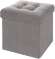Пуф складной велюр Серый
