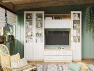 Гостиная Оливия 4 Дуб Сонома/белое дерево Гостиная Оливия 4 Дуб Сонома/белое дерево