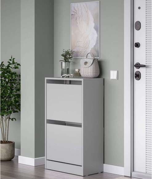 Обувница Айден 602 серый