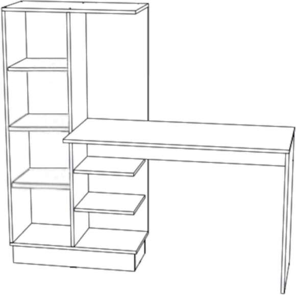 Стол компьютерный №1 с фотопечатью Вега NEW Позитив