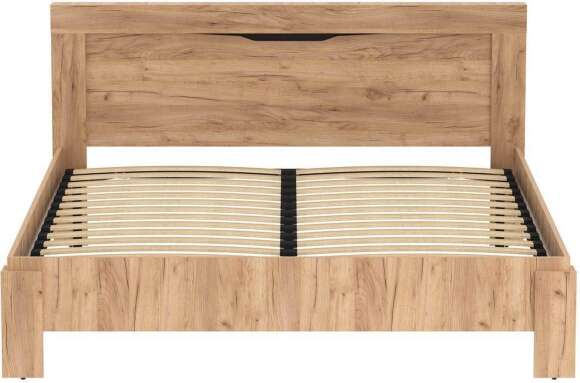 90.08 кровать двойная Флорида Дуб золотой / Венге