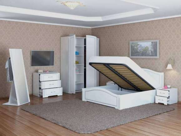 Кровать 160х200 Виктория 05 (Ижмебель) с подъемным механизмом