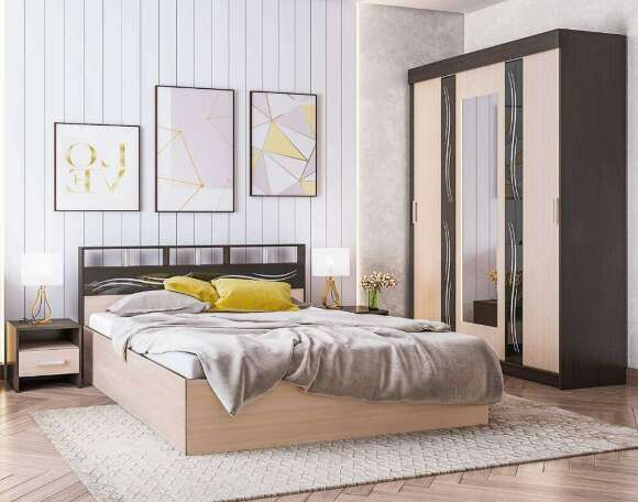 Кровать 160х200 Эрика (ТЭКС) с подъемным механизмом Кровать 160х200 Эрика (ТЭКС) с подъемным механизмом