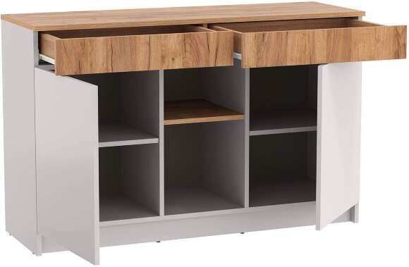 89.04 Прайм комод кашемир / дуб золотой