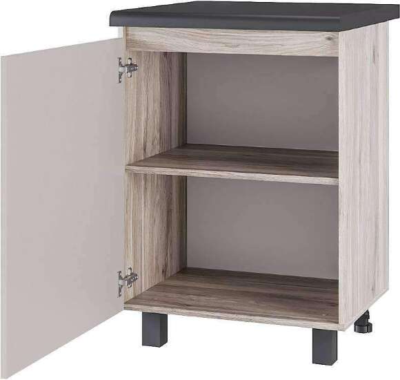 Шкаф без столешницы Берген Лайт 6с1 0,6м, Дуб смоки, Кашемир Шкаф без столешницы Берген Лайт 6с1 0,6м, Дуб смоки, Кашемир