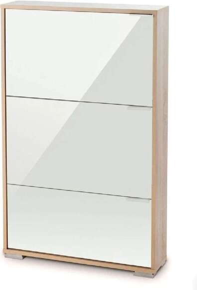 Обувница VIVA 3 Дуб сонома/Стекло