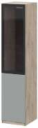 Шкаф Этна 50 со стеклом (Софт Грей) Шкаф Этна 50 со стеклом (Софт Грей)