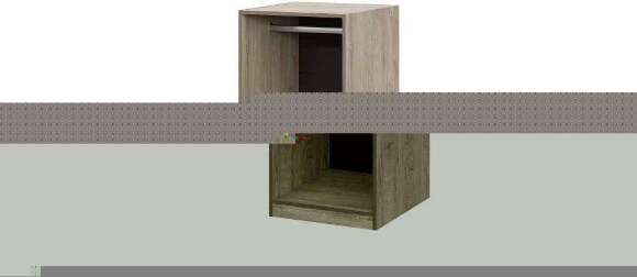 Шкаф Этна 50 со стеклом (Софт Грей) Шкаф Этна 50 со стеклом (Софт Грей)